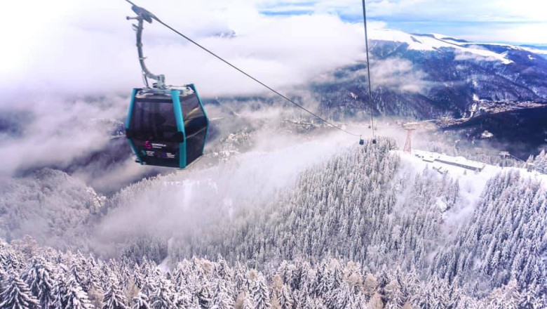 Primaria Sinaia a cumparat telecabina care urca in Bucegi. Statiunea va avea de zilele viitoare un skipass unic Imagine
