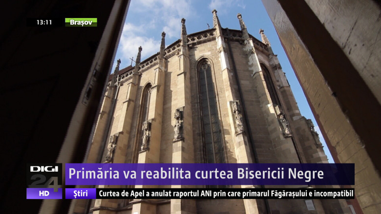 Primaria va reabilita curtea Bisericii Negre Imagine