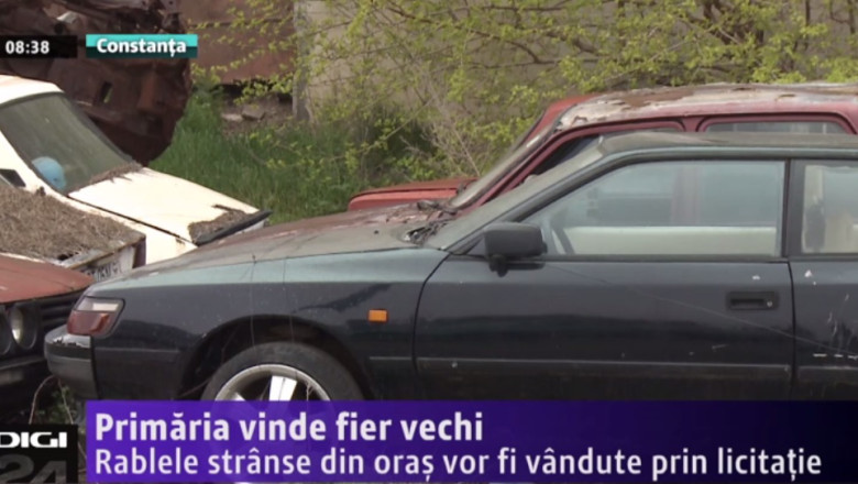 Primaria vinde fier vechi. Rablele stranse din oras vor fi vandute prin licitatie Imagine