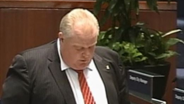 Primarul din Toronto, implicat in scandaluri legate de consumul de cocaina, a ramas fara putere executiva Imagine