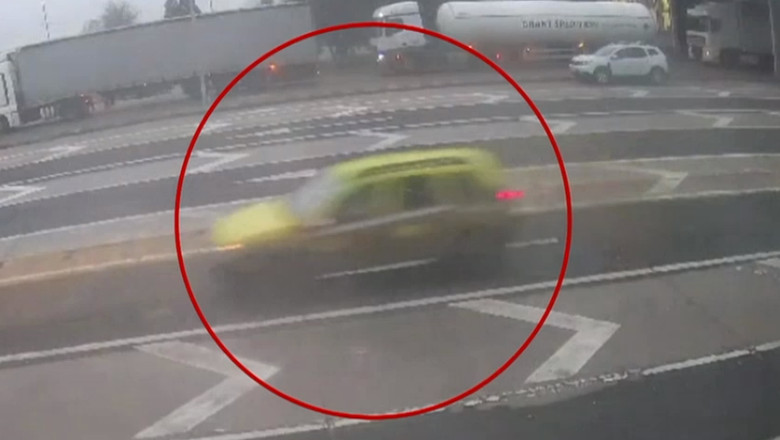Primele imagini cu taxiul care l-a scos pe Catalin Chereches din tara Imagine
