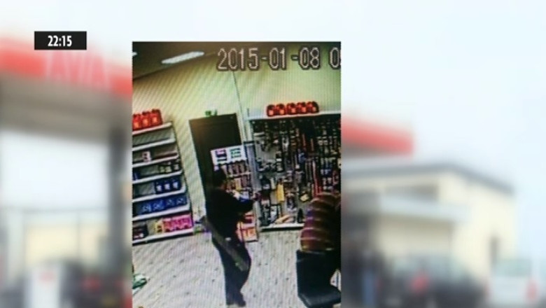 Primele imagini cu teroristii in benzinarie Imagine