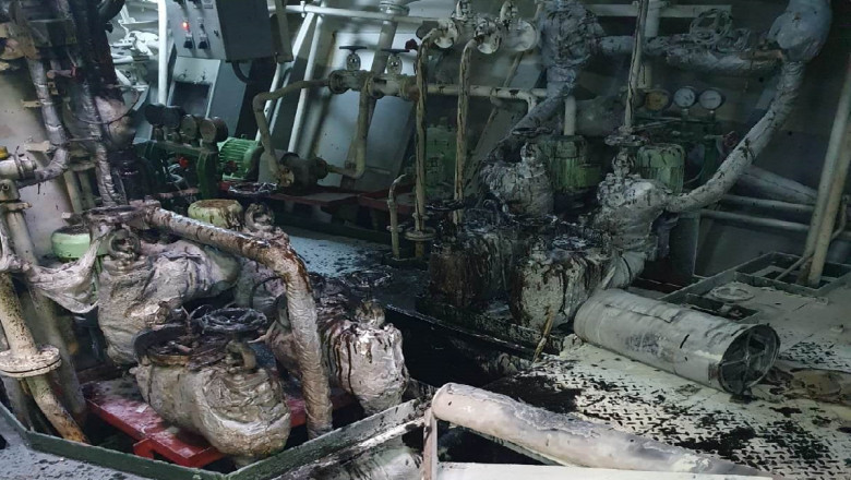 Primele imagini de la locul exploziei de pe Santierul Naval Midia. Trei persoane au fost ranite Imagine