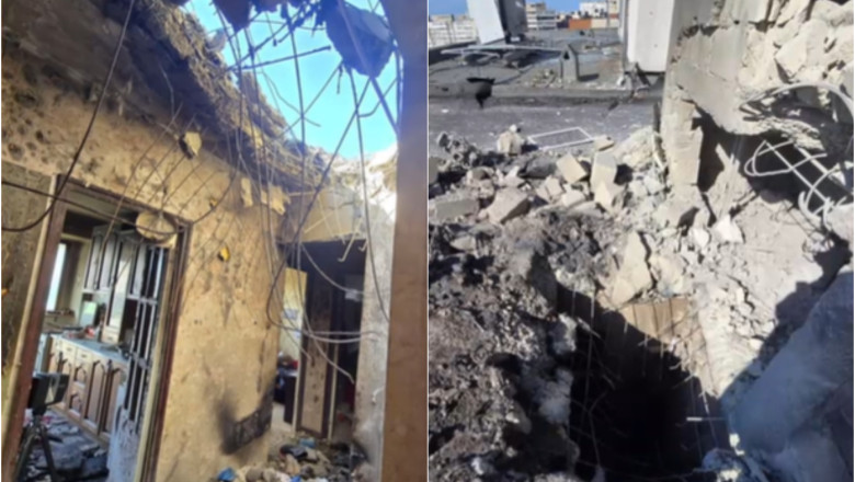 Primele imagini din interiorul blocului din Galati lovit de o drona ruseasca