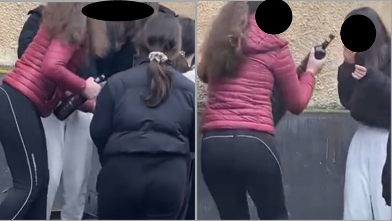 Primele masuri in cazul elevei din Valcea care a dus o sticla cu vin la scoala: amenzi si medii scazute la purtare Imagine