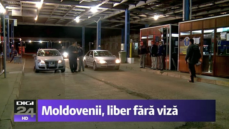 Primii cetateni moldoveni au trecut granita catre spatiul Schengen fara vize. Cum ii curteaza UE Imagine