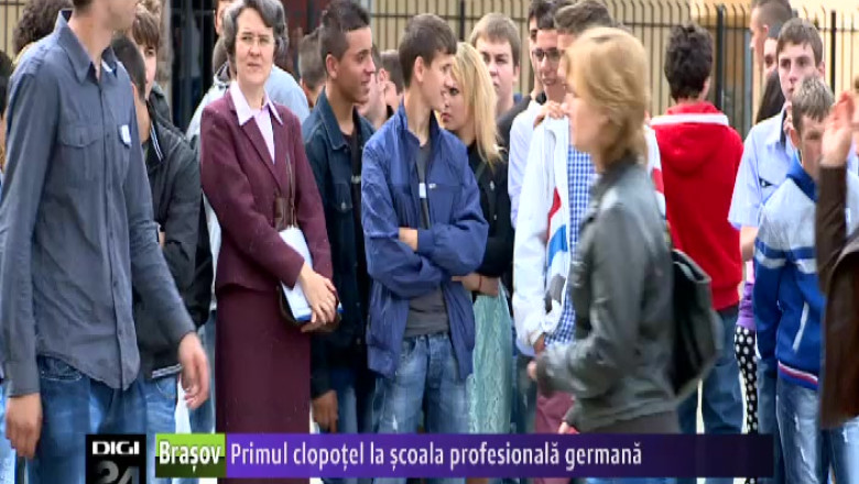 Primul clopotel la scoala profesionala germana Imagine