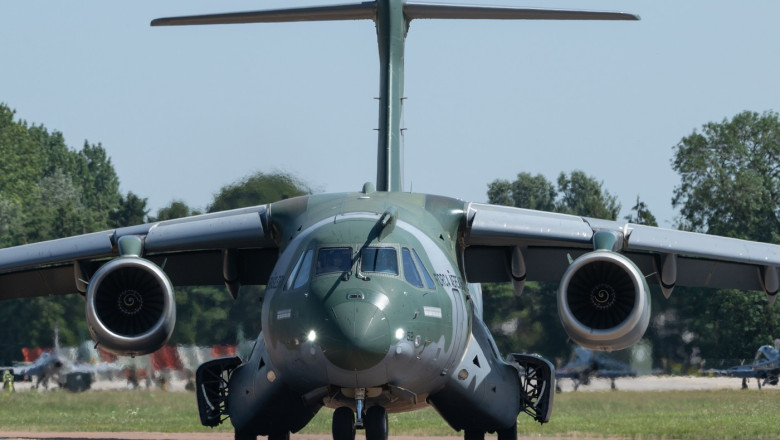 Primul Embraer C-390 M a fost livrat Ungariei, imbunatatind capacitatile de realimentare aer-aer pentru avioanele de lupta Gripen Imagine