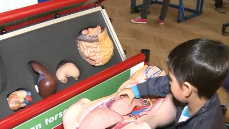 Primul festival de stiinta din Romania. Printre exponate, trusa de cercetare a lui Grigore Antipa Imagine