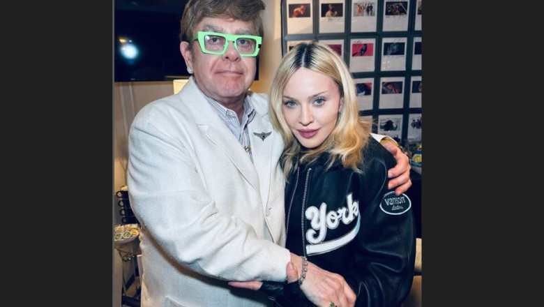 „Primul lucru pe care mi l-a spus a fost «iarta-ma»”. Madonna si Elton John s-au impacat dupa 20 de ani de conflicte Imagine