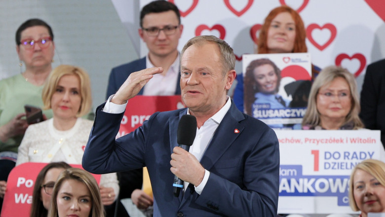 Primul test de popularitate pentru guvernul lui Tusk. Polonezii voteaza astazi la alegerile locale Imagine