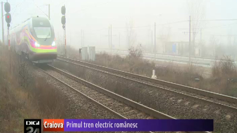 Primul tren electric romanesc, produs la Craiova Imagine