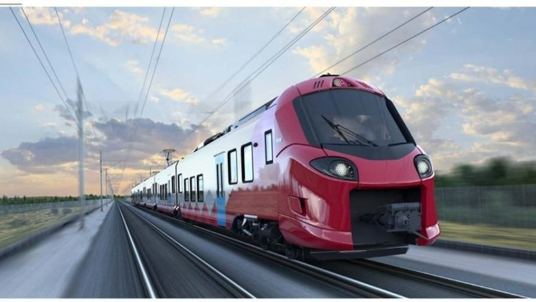 Primul tren nou cumparat de Romania in ultimii 20 de ani va ajunge in tara sambata seara Imagine