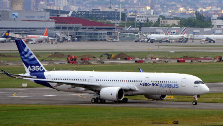 PRIMUL ZBOR. Airbus A350 a aterizat cu bine pe aeroportul din Toulouse Imagine