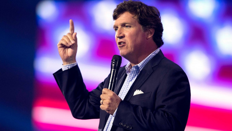 Principala vedeta a Fox News paraseste televiziunea. Plecarea lui Tucker Carlson vine dupa procesul care a costat Fox 800 de milioane Imagine
