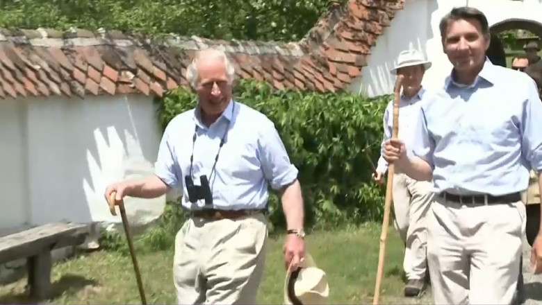 Printul Charles a revenit dupa o pauza de trei ani la domeniul sau din Valea Zalanului. Cum a fost intampinat de localnici Imagine