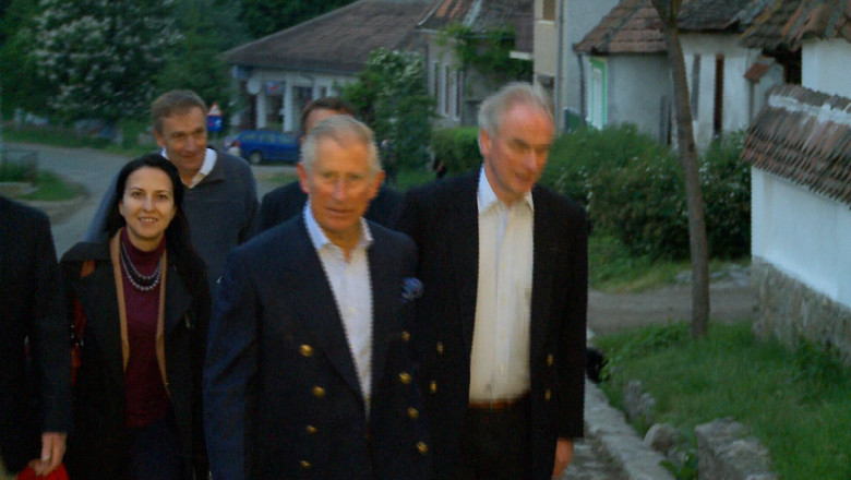 Printul Charles, in centrul vechi al Brasovului Imagine