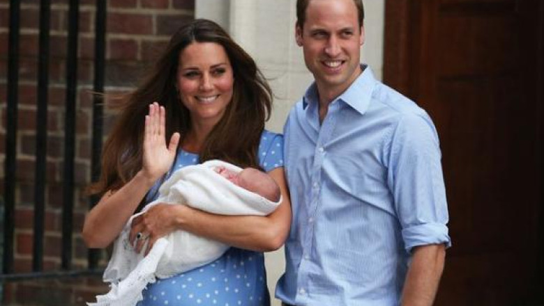 Printul George al Marii Britanii va fi botezat in octombrie Imagine