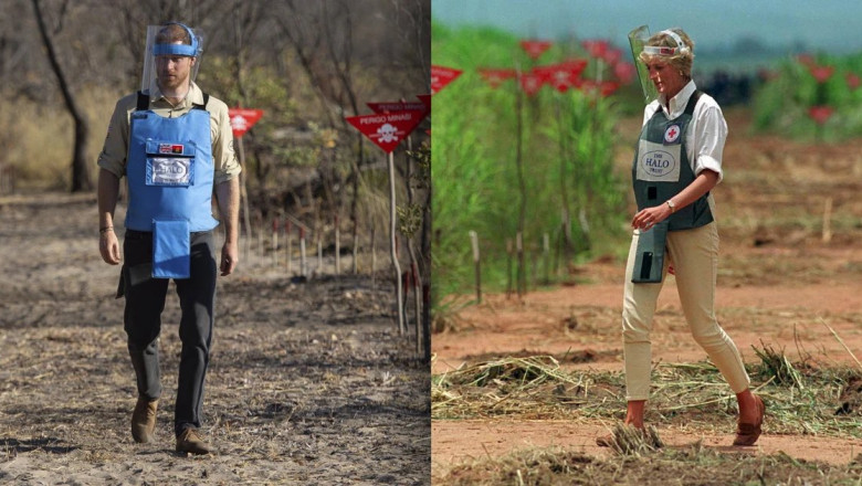 Printul Harry, „pe urmele” mamei sale, Diana: a participat la o actiune de dezamorsare a minelor terestre din Angola Imagine