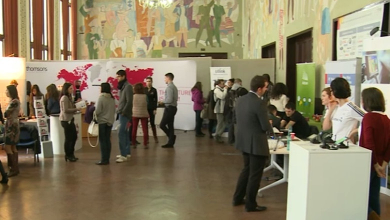 Proba practica, in loc de CV, la targul de cariere Imagine
