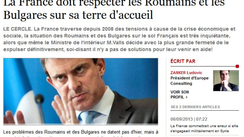 Problema romilor, in presa din Hexagon: Franta trebuie sa respecte romanii si bulgarii Imagine