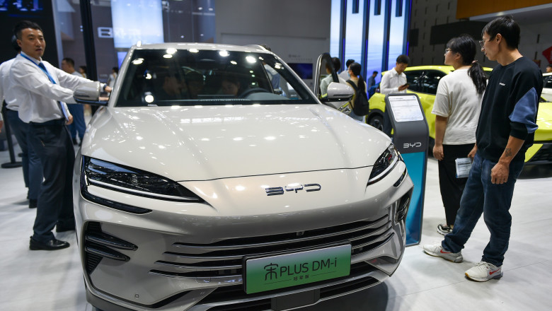 Producatorul chinez de masini electrice BYD forteaza extinderea in Europa, in ciuda investigatiei UE referitoare la subventii Imagine