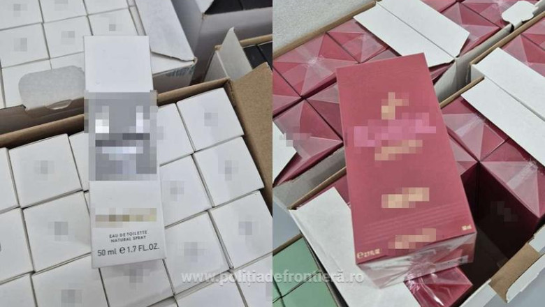 Produse contrafacute in valoare de 1,2 milioane de lei, descoperite de politistii de frontiera. Mii de haine si parfumuri confiscate Imagine