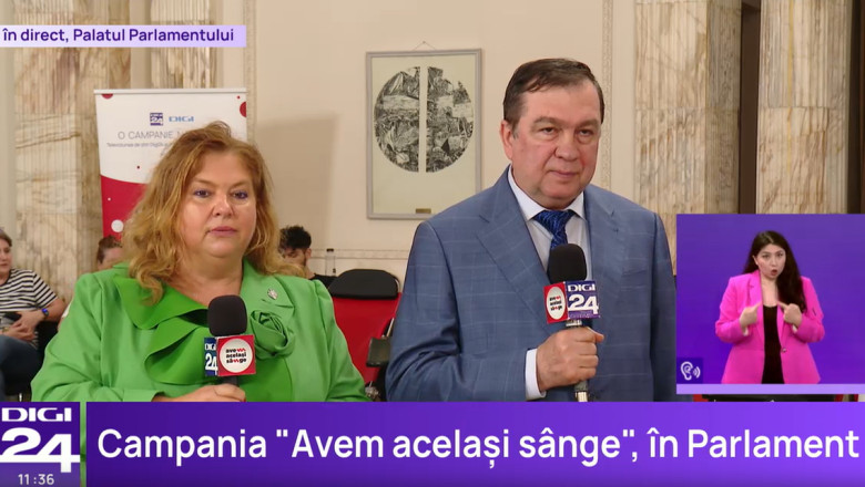 Prof. dr. Carmen Orban, senator: „Un gest de noblete, de responsabilitate, a dona sange inseamna a salva multe vieti” Imagine