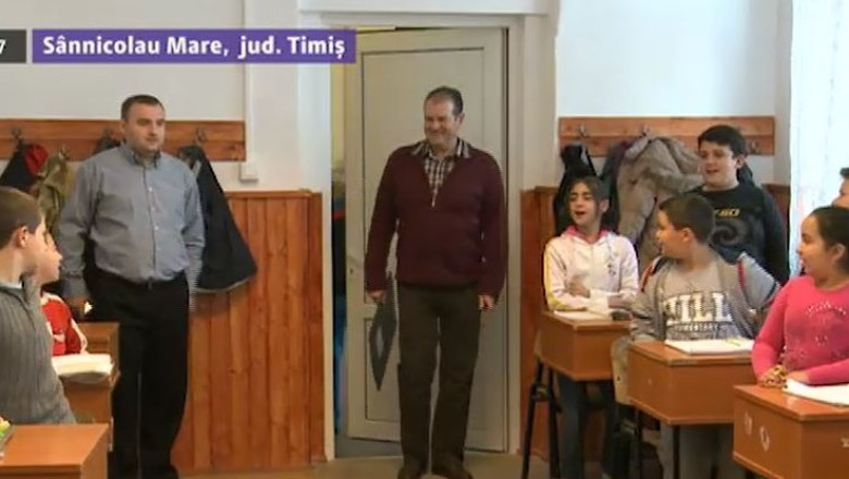 Profesori pentru o zi: viceprimar si politist... la catedra Imagine