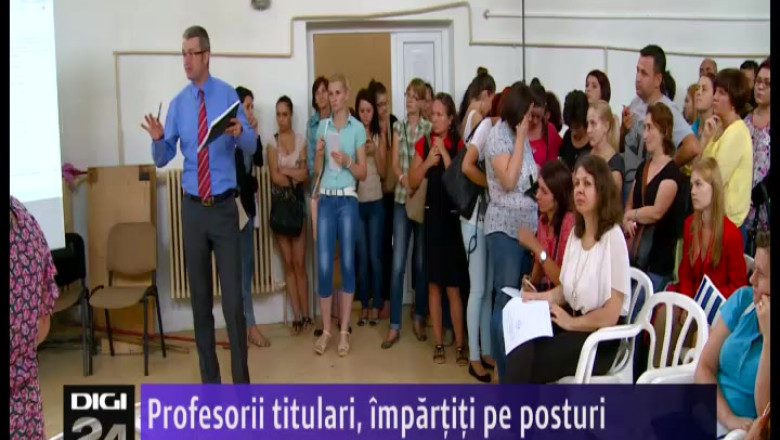 Profesorii titulari au fost impartiti pe posturi Imagine