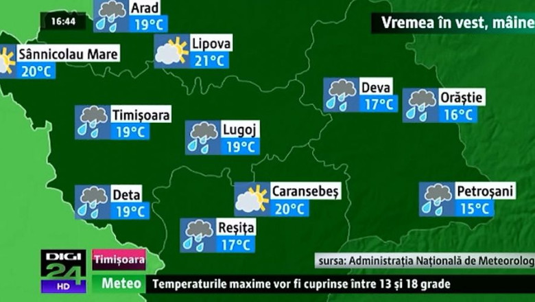Prognoza meteo pe weekend: in vestul tarii, vreme schimbatoare si rece Imagine