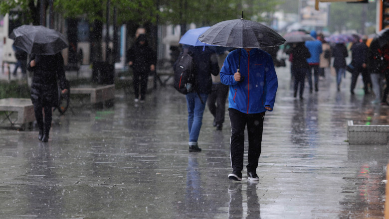Prognoza meteo pentru saptamana viitoare. Ploi torentiale in vest, frig in nord. Se strica vremea si in Bucuresti Imagine