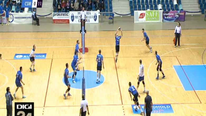 Program infernal pentru voleibalisti. CSVM Zalau - SCM U Craiova, sambata, ora 17:00, DigiSport Imagine