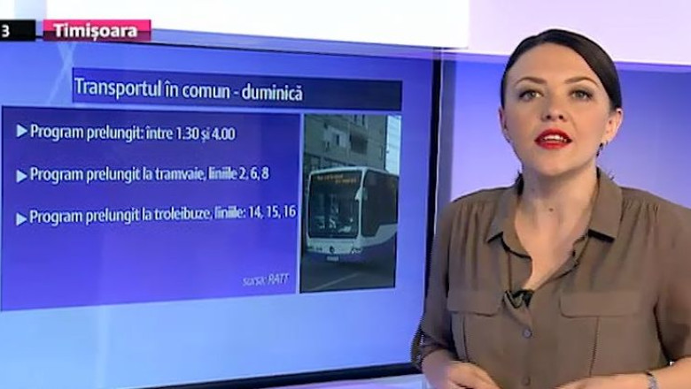 Programul institutiilor si transportului in comun in Timisoara, de Pasti Imagine