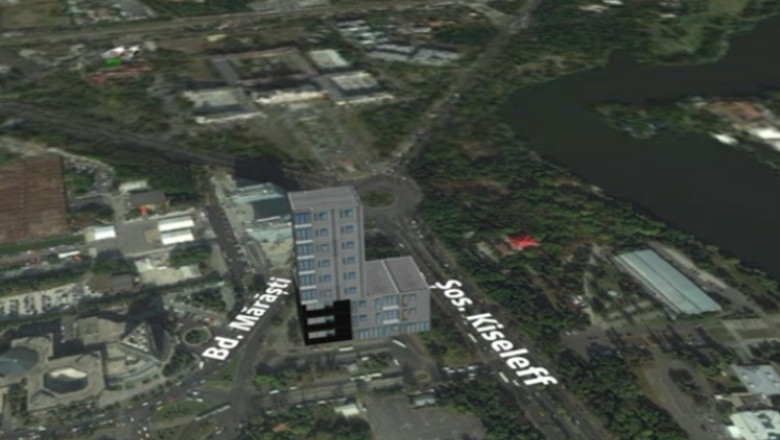 Proiect controversat in Piata Presei Libere. Birouri in loc de spatiu verde Imagine