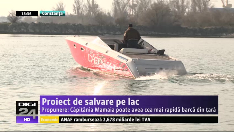 Proiect de salvare pe lac. Propunere: Capitania Mamaia poate avea cea mai rapida barca din tara Imagine