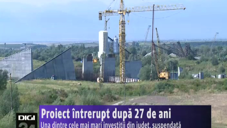Proiect intrerupt dupa 27 de ani. Una dintre cele mai mari investitii din judet, suspendata Imagine