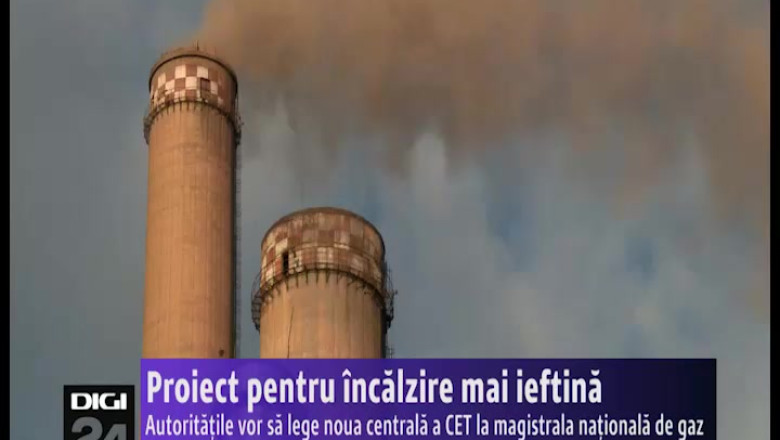Proiect pentru incalzire mai ieftina. Noua centrala a CET Oradea se va lega la magistrala nationala de gaz Imagine