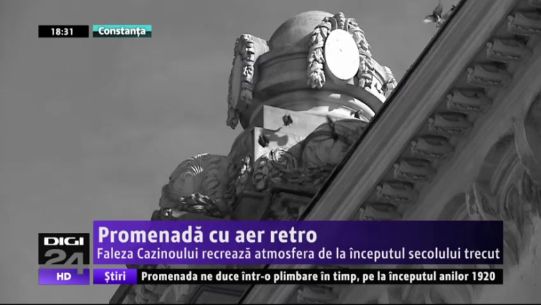 Promenada cu aer retro. Faleza Cazinoului recreaza atmosfera de la inceputul secolului trecut Imagine