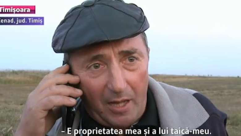 Prospectiunile - contestate in Timis. Un barbat a descoperit aparatura montata pe terenul pe care urma sa il are Imagine