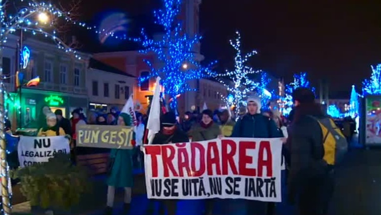 Protest 3 in 1, la Cluj Imagine