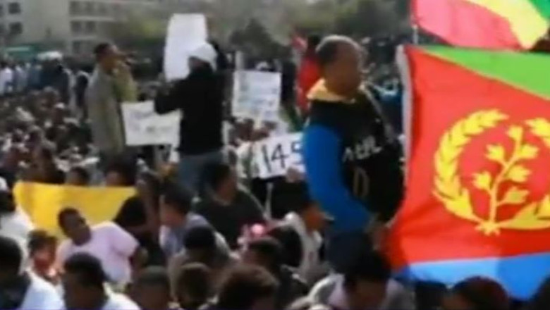 Protest al imigrantilor, la Tel Aviv. Zeci de mii de africani au cerut acordarea statutului de azilanti Imagine