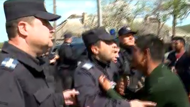 Protest cu imbranceli in Vaslui Imagine