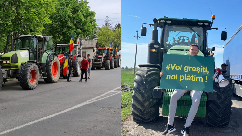 Protest impotriva rachetelor antigrindina. Fermier: "Ploile sunt condamnate la pieire din cauza acestui sistem" Imagine