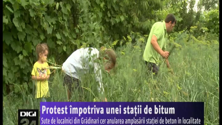 Protest impotriva unei statii de bitum Imagine