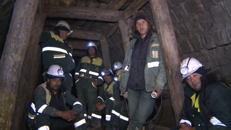 Protest la mina Crucea Imagine