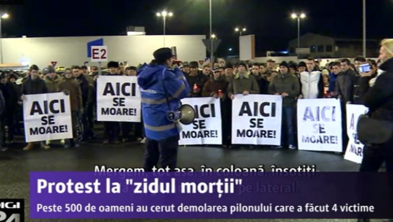 Protest la „Zidul Mortii” Imagine