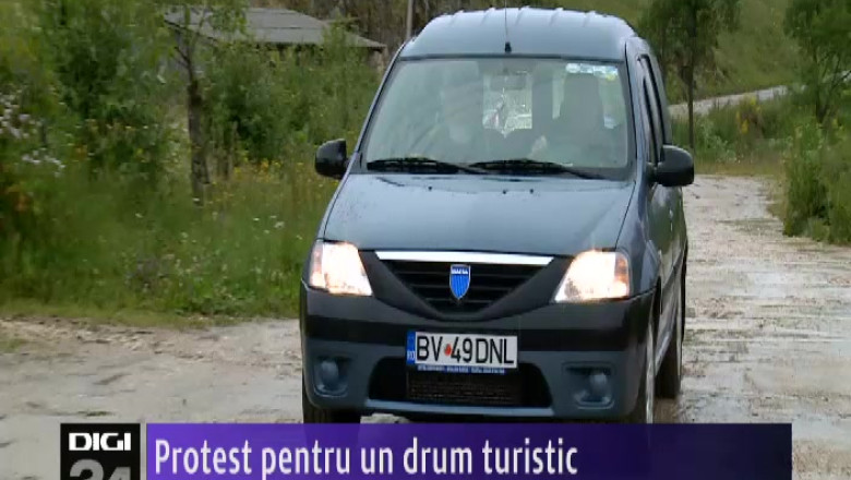 Protest pentru un drum turistic  Imagine