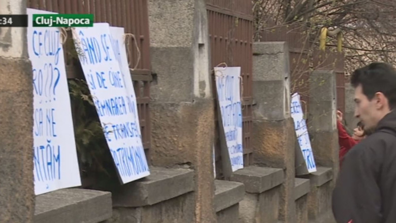 Protest spontan la Spitalul CFR Imagine