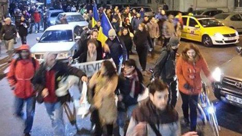 Proteste fata de Rosia Montana: 62 de persoane, amendate. Pentru blocarea drumurilor va fi sesizat Parchetul Imagine